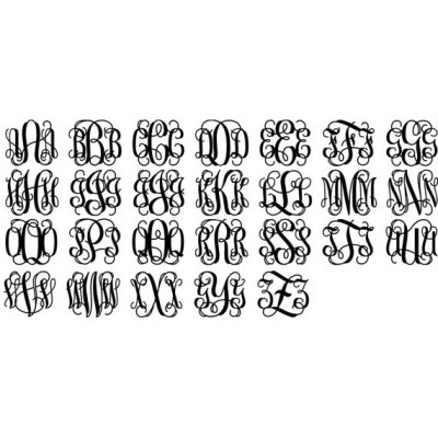 Monogram Bar Necklace